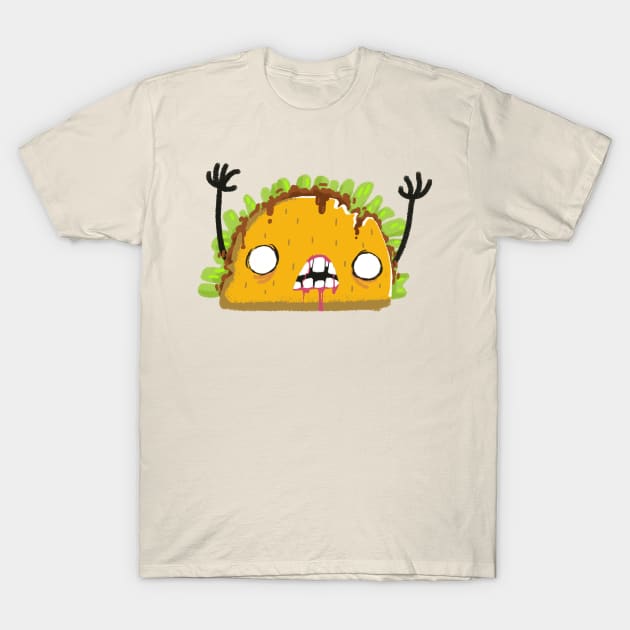 Zombie Taco T-Shirt by exeivier